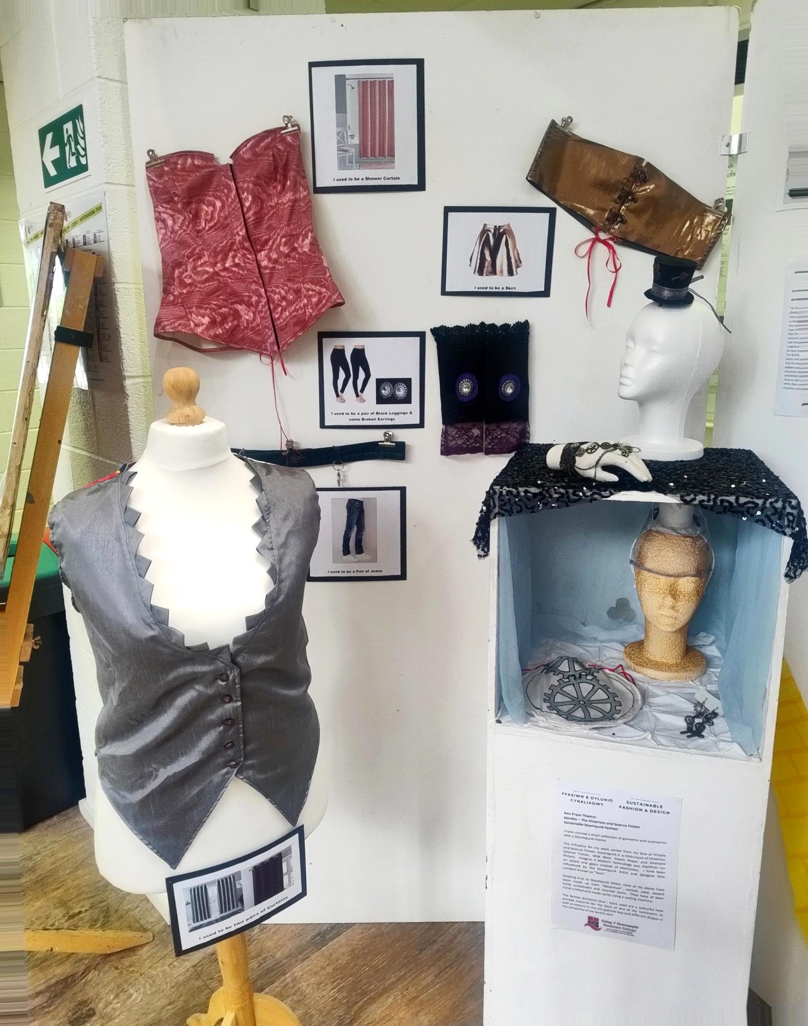 A collection of student Textiles work.